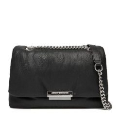 Torebka Armani Exchange. Czarne torebki wieczorowe damskie Armani Exchange, bez wzorów, bez dodatków. Za 709.99 zł.