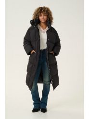 Kaffe Płaszcz zimowy w kolorze czarnym rozmiar: XL. Czarne płaszcze damskie Kaffe, na zimę, xl, bez wzorów, z puchu, bez kaptura. Za 306.73 zł.