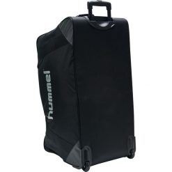 Torba sportowa Hummel Team Trolley. Czarne torby sportowe Hummel, bez wzorów, z materiału, duże. Za 399.15 zł.