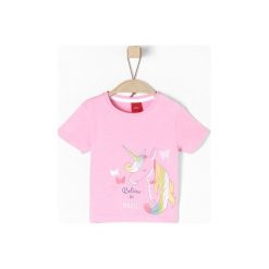 S.Oliver T-Shirt Dziewczęcy 86, Różowy. Czerwone koszulki i t-shirty dziewczęce S.Oliver, w kolorowe wzory, z krótkim rękawem. Za 30.00 zł.