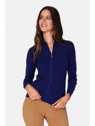 ASSUILI Kardigan w kolorze granatowym rozmiar: 40. Niebieskie kardigany damskie Assuili, bez wzorów, z kaszmiru. Za 123.25 zł.