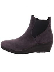 Legero Botki w kolorze brązowym na koturnie rozmiar: 37,5. Brązowe botki damskie Legero, ze skóry, eleganckie, bez obcasa, na koturnie, bez zapięcia. Za 333.95 zł.