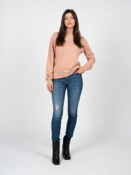 Guess Jeansy "Skinny High" | W2GA34D3ZTL | Kobieta | Niebieski. Niebieskie jeansy damskie Guess, z aplikacjami, z bawełny. W wyprzedaży za 289.00 zł.