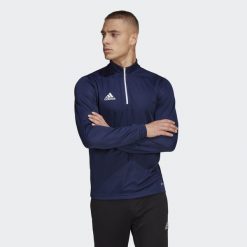 Bluza piłkarska męska Adidas Entrada 22 Training Top. Niebieskie bikini Adidas, bez wzorów, z dzianiny. Za 109.99 zł.