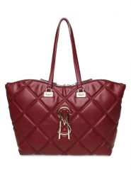 Steve Madden Shopper bag w kolorze czerwonym - 46 x 30 x 9 cm rozmiar: onesize. Czerwone shopper bag Steve Madden, bez wzorów, z materiału, na ramię, bez dodatków. Za 262.91 zł.
