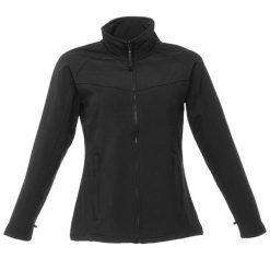 Damska Kurtka Wiatroodporna Softshell. Brązowe kurtki damskie Regatta, xl, bez wzorów, z softshellu, bez kaptura. Za 194.99 zł.