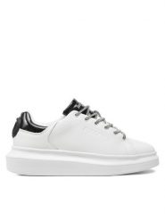 Just Cavalli Sneakersy 77RA3SB1 Biały. Białe obuwie sportowe damskie Just Cavalli, ze skóry, bez zapięcia. Za 359.99 zł.