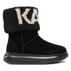 Śniegowce KARL LAGERFELD. Czarne śniegowce damskie KARL LAGERFELD. Za 629.99 zł.