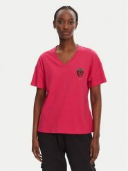 Liu Jo T-Shirt WA5366 JS904 Różowy Regular Fit. Czerwone t-shirty damskie Liu Jo, xs, bez wzorów, z bawełny, bez kołnierzyka. Za 219.99 zł.