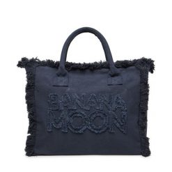 Torba Banana Moon. Niebieskie shopper bag Banana Moon, bez wzorów, bez dodatków. Za 309.99 zł.