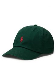 Polo Ralph Lauren Czapka z daszkiem 211912843010 Zielony. Zielone czapki z daszkiem damskie Polo Ralph Lauren, bez wzorów, z bawełny. Za 259.99 zł.