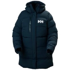 Damska długa kurtka Helly Hansen Adore. Niebieskie kurtki damskie Helly Hansen, na zimę, l, bez wzorów, z puchu, bez kaptura. Za 1,413.90 zł.