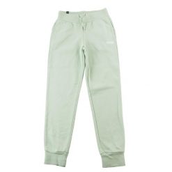 Second life - Spodnie dresowe damskie Puma zielone - Jak nowy. Zielone spodnie sportowe damskie Puma, l, bez wzorów, z dresówki, do biegania. Za 85.16 zł.