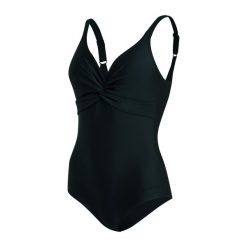 Strój kąpielowy damski Speedo Brigitte. Czarne stroje jednoczęściowe Speedo, bez wzorów, z poliesteru. Za 301.14 zł.