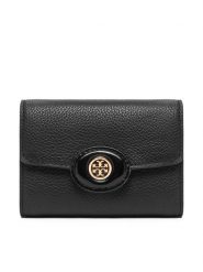 Tory Burch Portfel 165002 Czarny. Czarne portfele damskie Tory Burch, bez wzorów, ze skóry. Za 509.99 zł.
