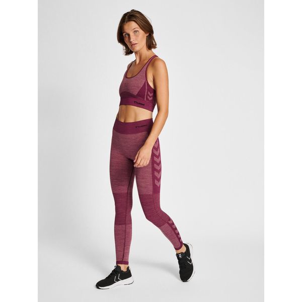 Damskie legginsy mid-rise Hummel Clea. Szare legginsy damskie Hummel, xs, bez wzorów, z materiału, na fitness i siłownię. Za 170.00 zł.