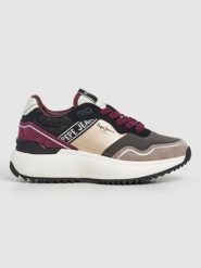 Pepe Jeans FOOTWEAR Sneakersy "Kimi City" w kolorze złoto-fioletowo-granatowym rozmiar: 36. Niebieskie obuwie sportowe damskie Pepe Jeans FOOTWEAR, z jeansu, bez zapięcia. Za 188.85 zł.