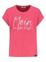 Eight2Nine Koszulka w kolorze różowym rozmiar: S. Różowe koszulki damskie Eight2Nine, s, bez wzorów, z bawełny, bez kołnierzyka, bez ramiączek. Za 43.99 zł.