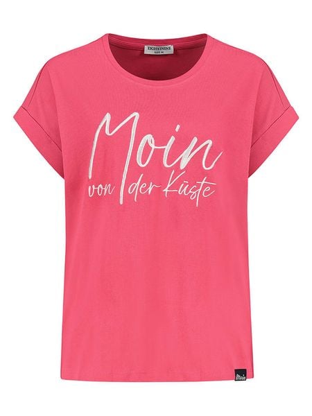 Eight2Nine Koszulka w kolorze różowym rozmiar: M. Różowe koszulki damskie Eight2Nine, m, bez wzorów, z bawełny, bez kołnierzyka, bez ramiączek. Za 43.99 zł.