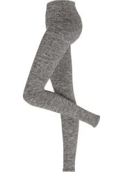 Ciepłe legginsy na podszewce z polaru. Szare legginsy damskie bonprix, bez wzorów, z polaru. Za 94.99 zł.