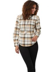 WITT WEIDEN Bluzka w kolorze kremowym rozmiar: 44. Brązowe bluzki damskie WITT WEIDEN, bez wzorów, bez kołnierzyka, bez ramiączek. Za 52.30 zł.