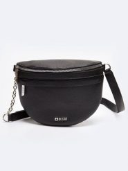 BIG STAR Saszetka w kolorze czarnym - 28 x 19 cm rozmiar: onesize. Czarne nerki i saszetki damskie Big Star, bez wzorów, z materiału. Za 124.99 zł.