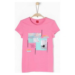 S.Oliver T-Shirt Dziewczęcy M Jasnoróżowy. Różowe koszulki i t-shirty dziewczęce S.Oliver, z nadrukiem, z bawełny. W wyprzedaży za 39.00 zł.