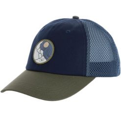 Czapka z daszkiem dla dorosłych VIKING Evenes. Niebieskie czapki z daszkiem damskie Viking, na lato, z aplikacjami, z bawełny. Za 88.40 zł.