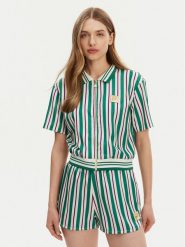 Fila Bluzka Lassance FAW0996 Zielony Regular Fit. Zielone bluzki damskie Fila, s, bez wzorów, z syntetyku, bez kołnierzyka, bez ramiączek. Za 179.99 zł.