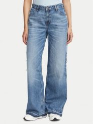 Guess Jeans Jeansy W6BA18 D1795 Niebieski Wide Leg. Niebieskie jeansy damskie Guess Jeans. Za 479.99 zł.