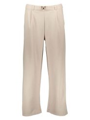 JDY Spodnie "Geggo Life" w kolorze beżowym rozmiar: XL/L32. Brązowe spodnie materiałowe damskie JDY, bez wzorów, z materiału. Za 92.64 zł.