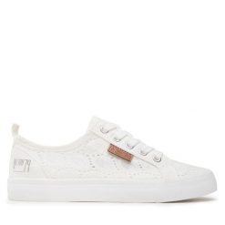 Tenisówki Big Star Shoes. Białe trampki damskie BIG STAR SHOES, bez wzorów, bez zapięcia. Za 109.99 zł.