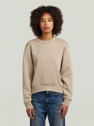 G-Star Bluza w kolorze beżowym rozmiar: XL. Brązowe bluzy damskie G-Star, xl, bez wzorów, z bawełny, bez kaptura. Za 144.92 zł.