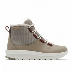 Buty trekkingowe zimowe ocieplane damskie Columbia Moritza Shorty. Brązowe obuwie trekkingowe damskie Columbia, bez zapięcia. Za 599.00 zł.