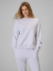 4F Bluza dresowa loose bez kaptura damska - szara S. Szare bluzy damskie 4F, l, bez wzorów, z bawełny, bez kaptura. Za 129.99 zł.