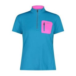 Koszulka damska rowerowe CMP 3C89456T. Niebieskie koszulki sportowe damskie CMP, m, bez wzorów, bez ramiączek. W wyprzedaży za 139.99 zł.