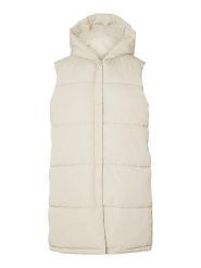 SELECTED FEMME Kamizelka "Ella" w kolorze kremowym rozmiar: 44. Brązowe kamizelki damskie Selected Femme, bez wzorów, bez kaptura. Za 141.19 zł.