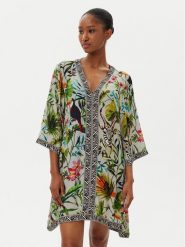 LOLA CASADEMUNT Sukienka letnia LS2516038 Kolorowy Relaxed Fit. Sukienki damskie LOLA CASADEMUNT, bez wzorów, z wiskozy, bez ramiączek. Za 289.99 zł.