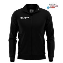 Bluza sportowa Givova Polarfleece Mono 500 czarna. Czarne bluzy damskie Givova, l, bez wzorów, z materiału, bez kaptura. Za 147.99 zł.