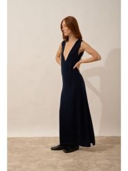 Just Cashmere Kaszmirowa sukienka "Tessa" w kolorze czarnym rozmiar: M. Czarne sukienki damskie Just Cashmere, bez wzorów, z kaszmiru, bez ramiączek. Za 434.99 zł.