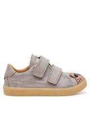 Mrugała Sneakersy Kitty 3280/5-84 Srebrny. Szare buty sportowe dziewczęce Mrugała, bez wzorów, ze skóry, bez zapięcia. Za 229.99 zł.