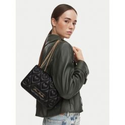 Torebka LOVE MOSCHINO. Czarne torebki wieczorowe damskie Love Moschino, bez wzorów, bez dodatków. Za 949.99 zł.