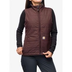 Kamizelka damska Carhartt Relaxed Fit Lightweight Insulated Vest. Brązowe kamizelki damskie Carhartt, xs, bez wzorów, bez kaptura. Za 335.99 zł.