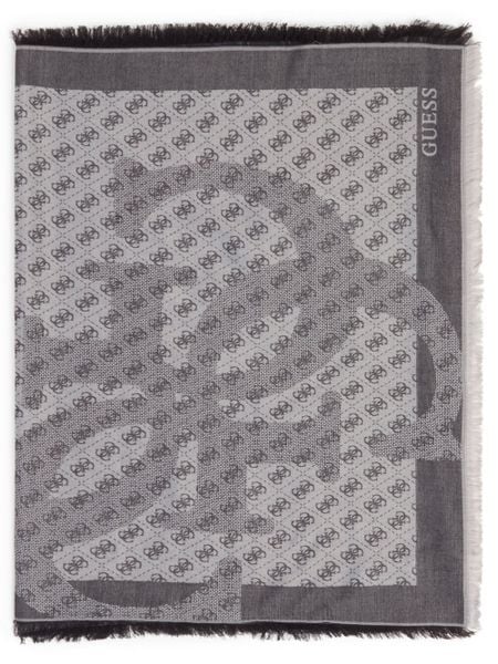 GUESS Damski tkany szalik Kobiety szary wzorzysty, ONE SIZE. Szare szaliki damskie Guess, z aplikacjami, z tkaniny. Za 229.95 zł.