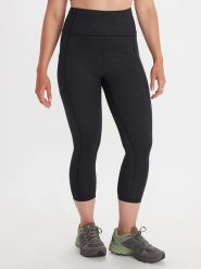 Marmot Legginsy funkcyjne "Haven" w kolorze czarnym rozmiar: XS. Czarne legginsy damskie Marmot, xs, bez wzorów, z materiału. Za 136.13 zł.