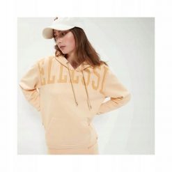 ELLESSE BLUZA DAMSKA Z KAPTUREM SPORTOWA KOLOR POMARAŃCZOWY. Brązowe bluzy damskie Ellesse, l, bez wzorów, z bawełny, z kapturem. Za 119.00 zł.