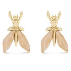 Kolczyki Patrizia Pepe. Brązowe kolczyki damskie Patrizia Pepe. Za 379.99 zł.