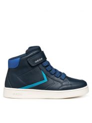 Geox Sneakersy J Eclyper J56LSA 0BC11 C0693 M Granatowy. Niebieskie buty sportowe chłopięce Geox, ze skóry, bez zapięcia. Za 179.99 zł.
