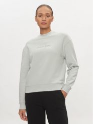 Calvin Klein Bluza Hero Logo K20K205450 Niebieski Regular Fit. Niebieskie bluzy damskie Calvin Klein, xxl, bez wzorów, z bawełny, bez kaptura. Za 359.99 zł.
