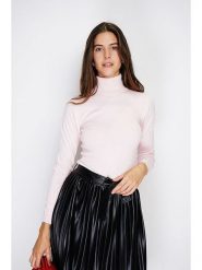 William de Faye Golf w kolorze jasnoróżowym rozmiar: 40. Różowe golfy damskie William de Faye, bez wzorów, z kaszmiru, bez ramiączek. Za 161.34 zł.